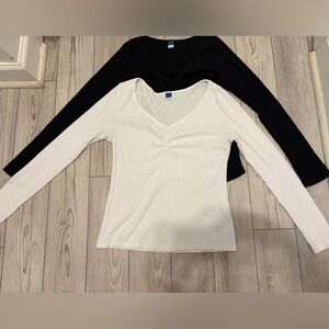 Old Navy Women's V-Neck Long Sleeve Set